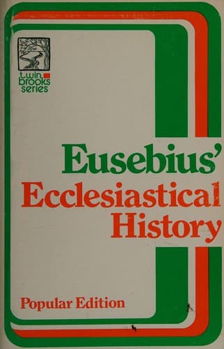 Cover image for Eusebius' Ecclesiastical History