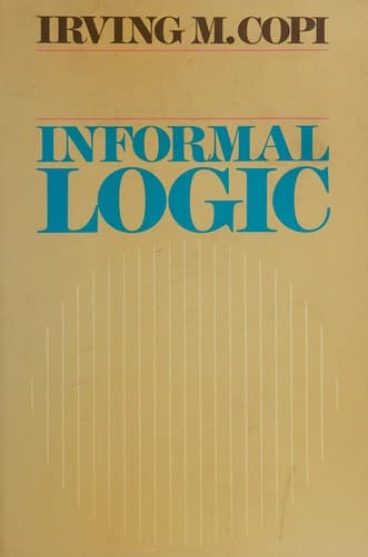 Cover image for Informal logic