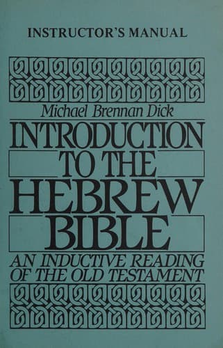 Instructor's manual [to] Introduction to the Hebrew Bible