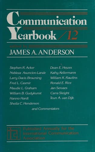 Cover image for Communication Yearbook