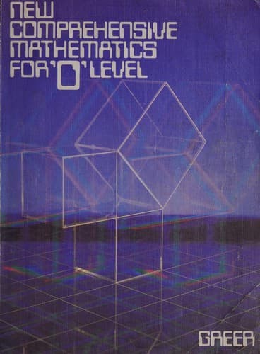 Cover image for New comprehensive mathematics for 'O' Level
