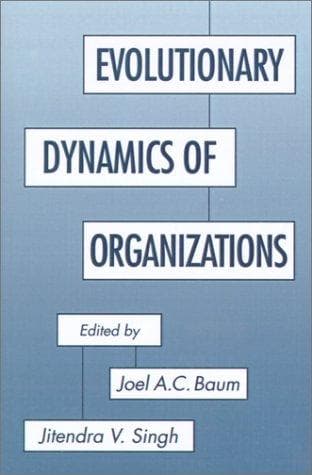 Cover image for Evolutionary dynamics of organizations