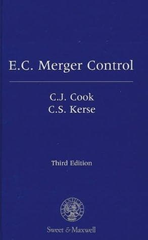 Cover image for Ec Merger Control