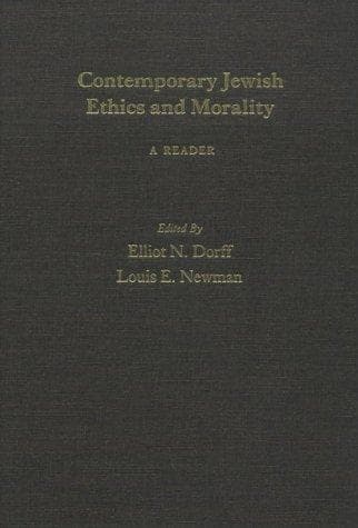 Cover image for Contemporary Jewish Ethics and Morality