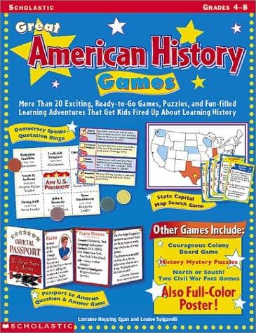 Cover image for Great American History Games