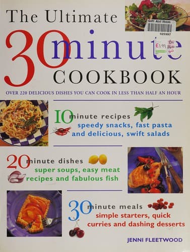 Cover image for The ultimate 30 minute cookbook