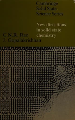 Cover image for New directions in solid state chemistry