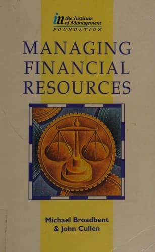 Cover image for Managing financial resources
