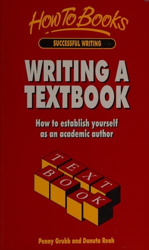 Cover image for Writing a textbook