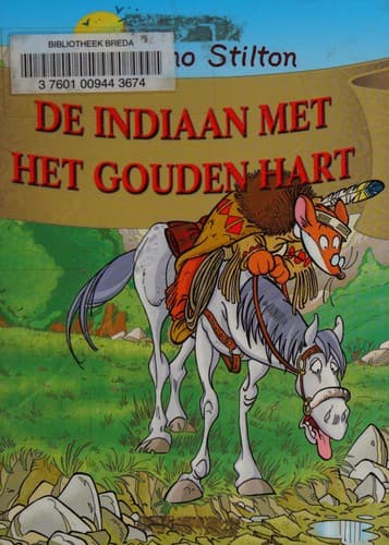 Cover image for De indiaan met het gouden hart