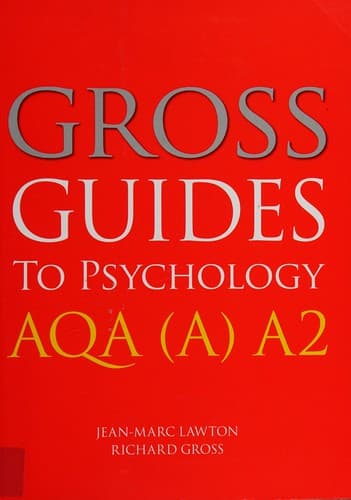 Cover image for Gross guides to psychology