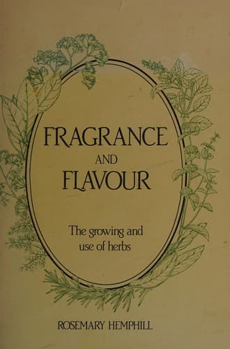 Cover image for Fragrance and flavour