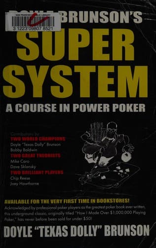 Cover image for Doyle Brunson's super system