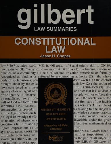 Cover image for Constitutional law