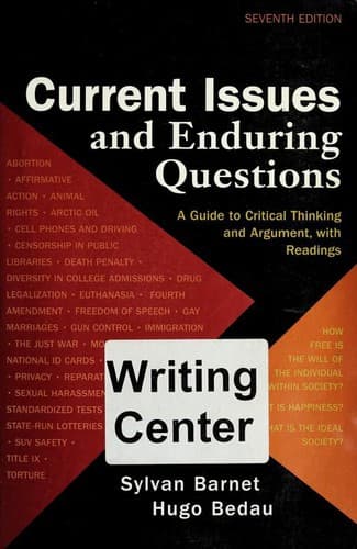 Cover image for Current Issues and Enduring Questions