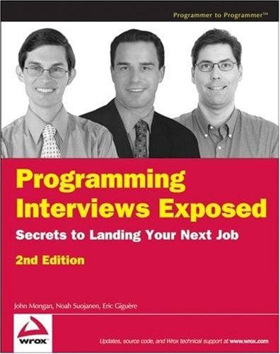 Cover image for Programming Interviews Exposed