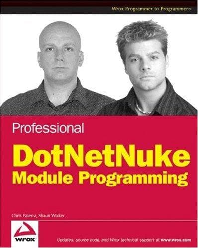 Cover image for Professional DotNetNuke Module Programming
