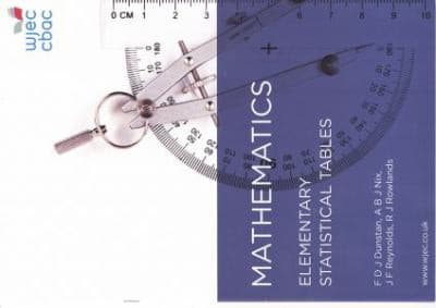 Mathematics Elementary Statistical Tables