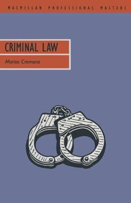 Cover image for Criminal Law (Professional Master)