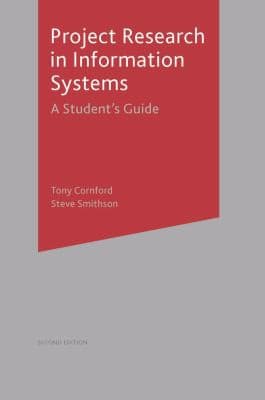 Cover image for Project research in information systems