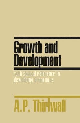 Cover image for Growth and development: with special reference to developing economies