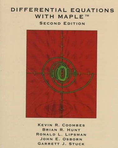 Cover image for Differential equations with Maple