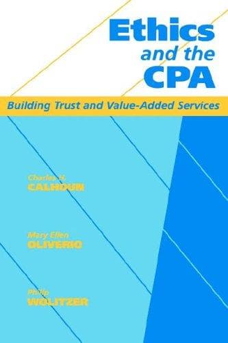 Cover image for Ethics and the CPA