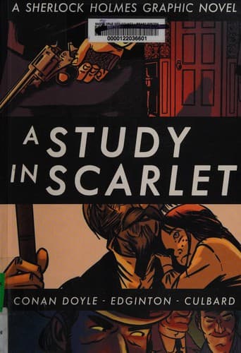Cover image for A study in scarlet