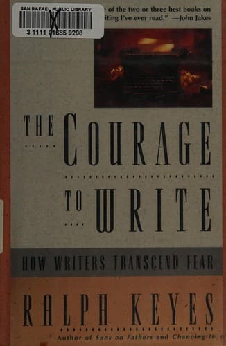 Cover image for The courage to write