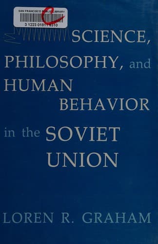 Cover image for Science, philosophy, and human behavior in the Soviet Union