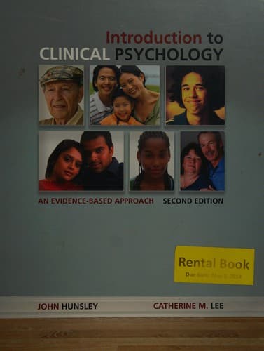 Cover image for Introduction to clinical psychology