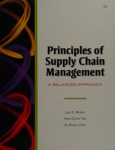 Cover image for Principles of Supply Chain Management