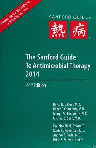 Cover image for Sanford guide to antimicrobial therapy 2014