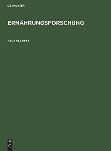 Cover image for Ernährungsforschung