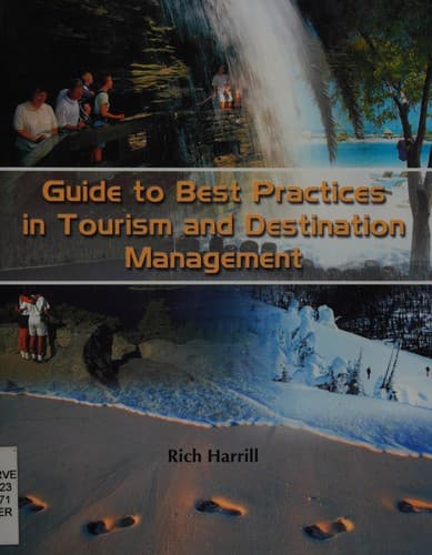 Guide to best practices in tourism and destination management