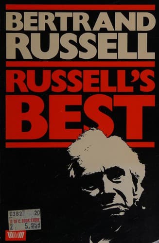 Cover image for Bertrand Russell's Best