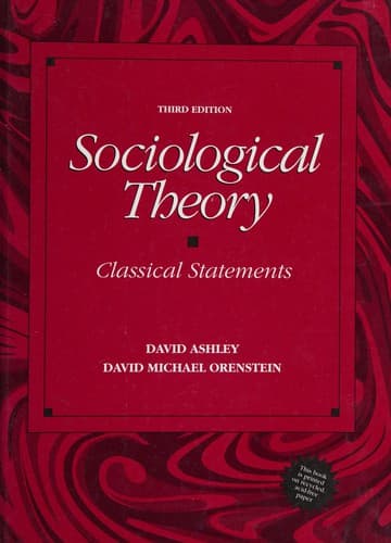 Cover image for Sociological theory