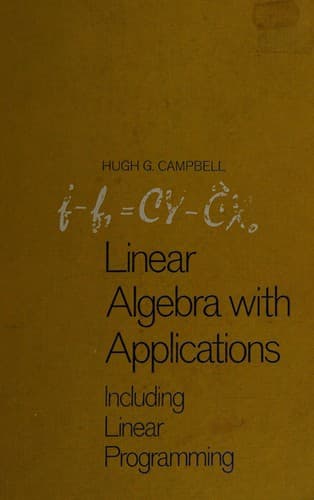 Cover image for Linear algebra with applications