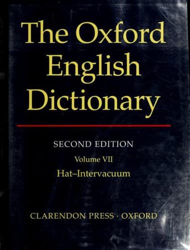 Cover image for The Oxford English Dictionary, Second Edition (Volume 7)