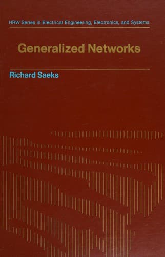 Cover image for Generalized networks.