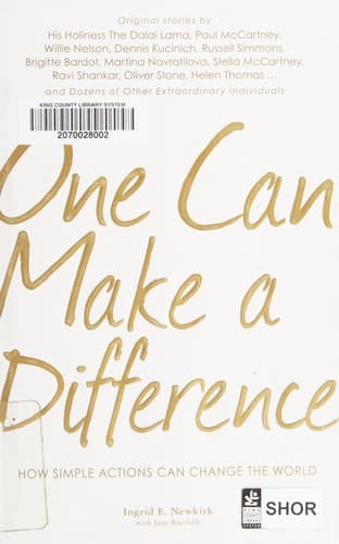 Cover image for One can make a difference