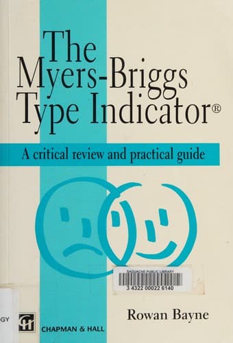 Cover image for The Myers-Briggs type indicator