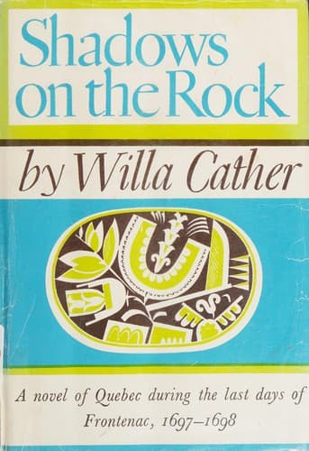 Cover image for SHADOWS ON THE ROCK (Borzoi Books)