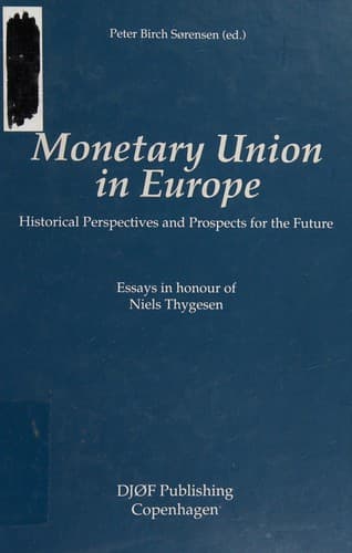 Monetary Union in Europe