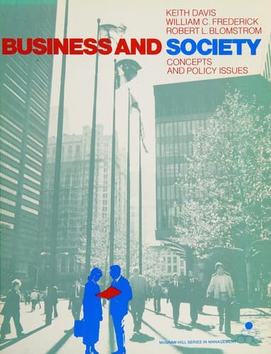 Cover image for Business and society