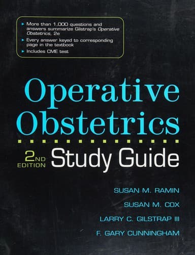 Cover image for Operative obstetrics