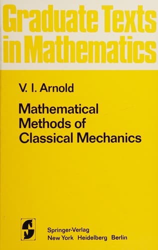 Cover image for Mathematical methods of classical mechanics