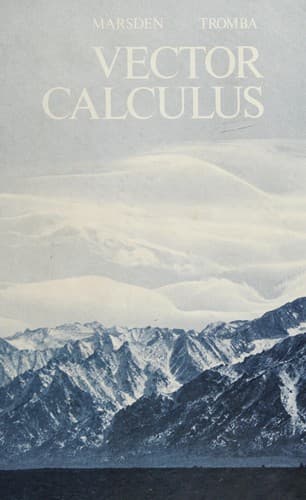 Cover image for Vector calculus