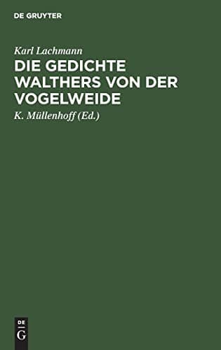 Cover image for Die Gedichte Walthers von der Vogelweide