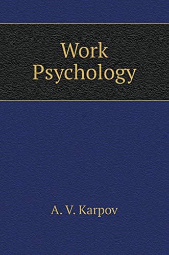 Cover image for Work Psychology